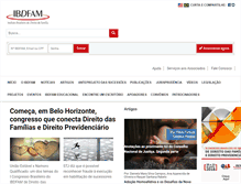 Tablet Screenshot of ibdfam.org.br